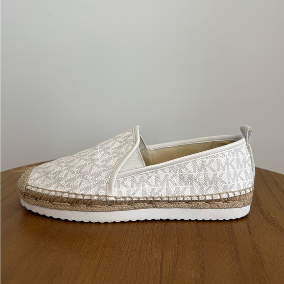 Michael Kors Shoes - Michael Kors Cream Espadrille Slip-Ons